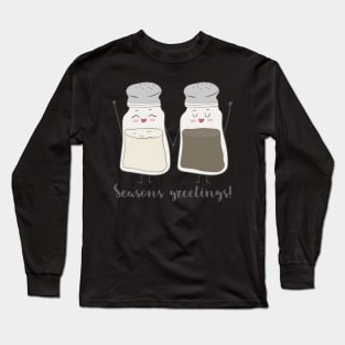 Seasons Greetings, Funny Christmas Food Long Sleeve T-Shirt